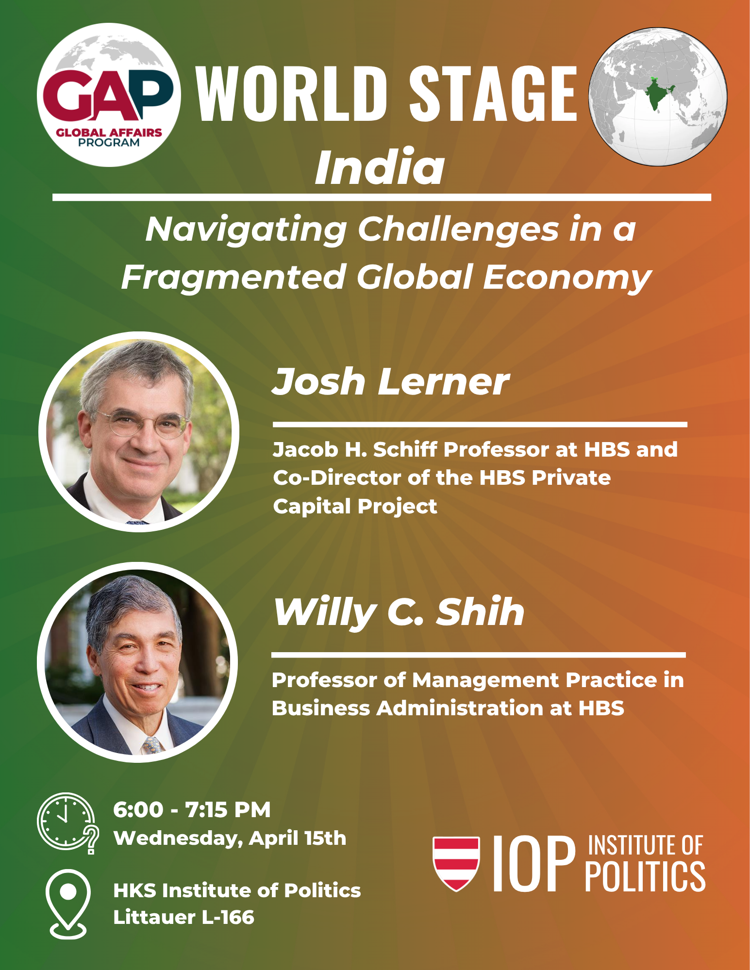 Navigating Challenges in a Fragmented Global Economy — event poster