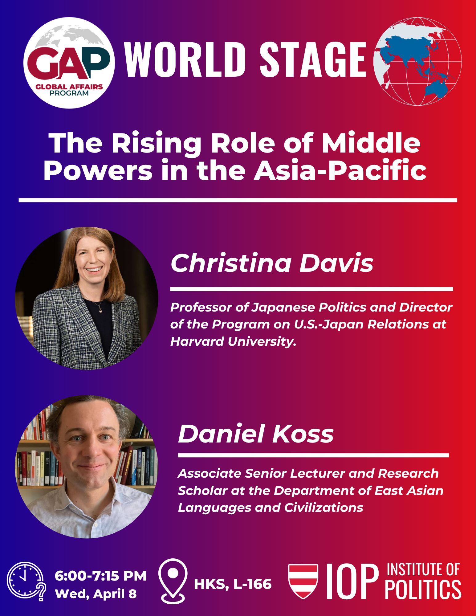The Rising Role of Middle Powers in the Asia-Pacific Region — event poster