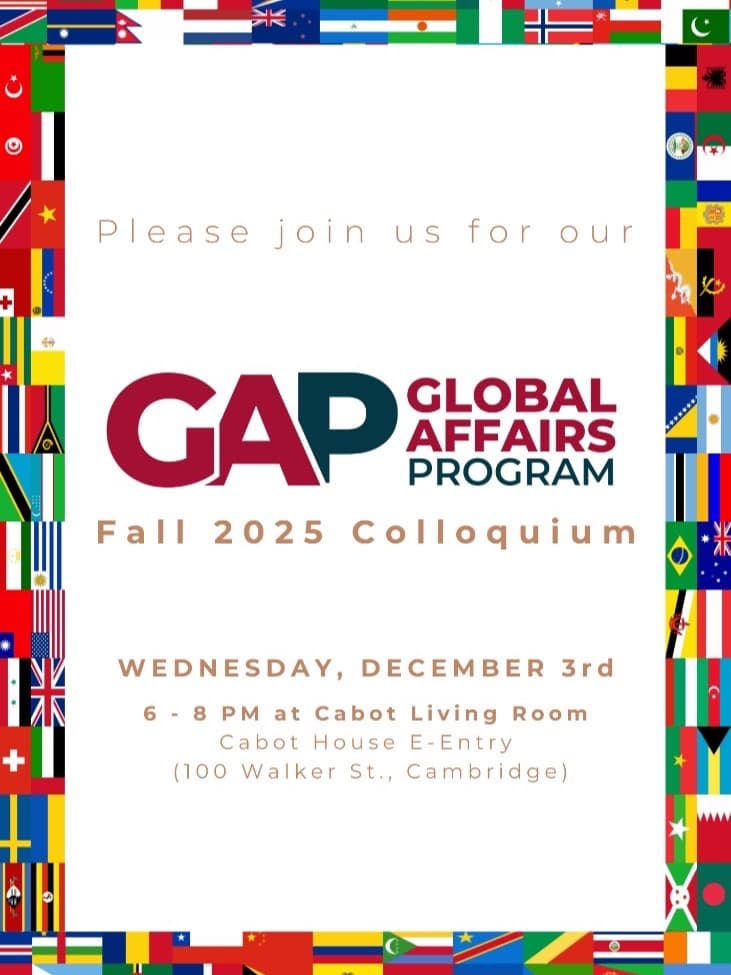 Colloquium (Fall 2025) — event poster