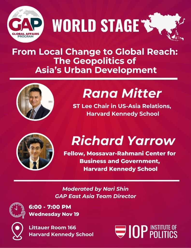 From Local Change to Global Reach: The Geopolitics of Asia's Urban Development poster
