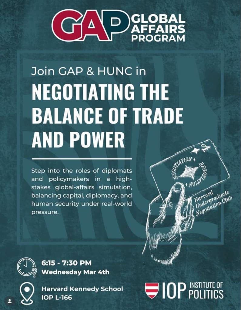 Negotiating the Balance of Trade and Power poster